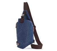 HJUGHPN Borsa sul petto da uomo Waist Bag Men's Leisure Large Capacity Sports Mobile Phone Bag Outdoor Chest Bag Belt Bag Nylon Shoulder Bag(C)