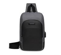 HJUGHPN Borsa sul petto da uomo Waterproof Men's Waist Bag Chest Bag Outdoor Sports Cross Bag Leisure Travel Men's Belt Bag Hip Waist Bag(B)