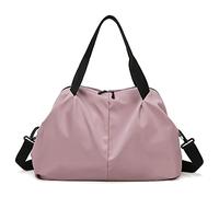 HJUGHPN Borse da uomo Borse da palestra da donna Sport fitness borse di addestramento di forma di formazione for viaggi femminile tappetino da yoga a secco e bagnato(Purple)