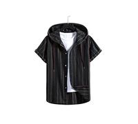 HJUGHPN Camicia a maniche corte da uomo ampia (XL)