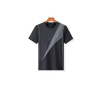 HJUGHPN Camicie da uomo T-shirt sportiva da uomo manica corta estate casual bianca plus t-shirt grande top (XXL)