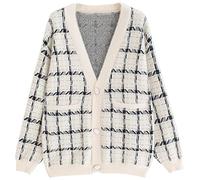 HJUGHPN Cardigan da donna cardigan giacca da donna monopetto con scollo a V maglione cappotto con scollo a V cardigan Outwear Top