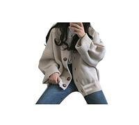 HJUGHPN Cardigan da donna lavorato a maglia cardigan maglione invernale solido base elegante top oversize autunno femminile caldo casual capispalla jersey