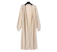 HJUGHPN Cardigan da donna stile cardigan da donna stile per autunno e inverno casual lungo lavorato a maglia cardigan da donna maglione giacca con scollo a V cardigan completo (M)