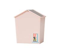 HJUGHPN Cestino della spazzatura da scrivania o auto, con coperchio, cestino della spazzatura (rosa)