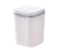 HJUGHPN Cestino della spazzatura da tavolo creativo adorabile mini tappo a scatto piccolo cestino della spazzatura con coperchio tavolo ufficio cestino
