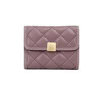 HJUGHPN Donne Portafogli Donna Del Cuoio Genuino Della Moneta Della Borsa Cambiamento Del Sacchetto Del Raccoglitore, Viola, Taglia unica