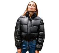 HJUGHPN Giacca da donna invernale parka caldo cappotto da donna collo alto cappotto corto cotone (M)