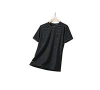 HJUGHPN Maglietta sportiva da uomo, a maniche corte, estiva, casual, taglie forti (XL)