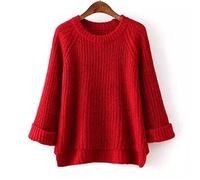 HJUGHPN Maglione da donna maglione Ins morbido caldo donne maglioni tutti partita solido maglia top signore