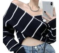 HJUGHPN Maglione da donna maglione Ins morbido caldo donne maglioni tutti partita solido maglia top signore