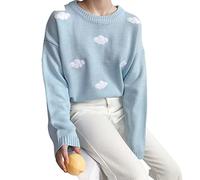 HJUGHPN Maglioni da donna maglioni lavorati a maglia maglioni minimalisti larghi