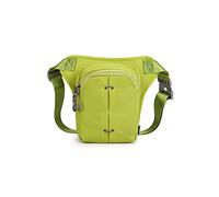 HJUGHPN Marsupio Borsa in vita in nylon da uomo borsa for la vita all'aperto Borsa a tracolla impermeabile Borsa for il tempo libero Sport for il tempo libero Borsa da ciclismo(Green)