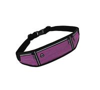 HJUGHPN Marsupio Borsa per cintura per uomo e da donna per cintura da cintura in esecuzione, cinghia piccola impermeabile multifunzione all'aperto, borsa da cellulare a grande capacità(Purple)