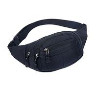 HJUGHPN Marsupio Moda Donne Donne Vita Bum Bum Bag Fanny Pack Belt Belt Sacchetto Portafoglio Zip Viaggio Escursioni Borsa Black Blu Grigio rosso(5)