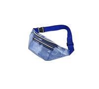 HJUGHPN Marsupio Pacchetti in vita, Borsa da cinghia da donna Beach Trasluc Risolvere Net Fanny Pack impermeabile in vita Custodia in vita(Blue)