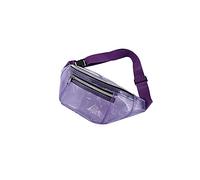 HJUGHPN Marsupio Pacchetti in vita, Borsa da cinghia da donna Beach Trasluc Risolvere Net Fanny Pack impermeabile in vita Custodia in vita(Purple)