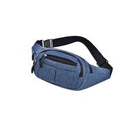 HJUGHPN Marsupio Sacchetto della vita per gli uomini, sacchetto di stoccaggio del telefono mobile idrorepellente del panno di Oxford, sacchetto del petto sportivo e casuale del petto cross-body per le