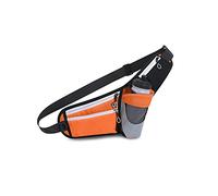 HJUGHPN Marsupio Tasche da corsa sportive, tasche multifunzionali per bottiglia d'acqua all'aperto, impermeabile, sacchetto del petto di fitness(Orange)
