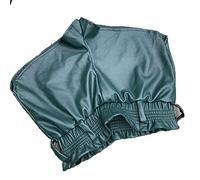 HJUGHPN Pantaloncini da donna neri in finta pelle pantaloncini da motociclista da donna elastici a vita alta gamba larga pantaloncini moda autunno casual donna sexy pantaloncini in pelle donna (S)