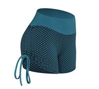 HJUGHPN Pantaloncini da donna sexy da donna, sportivi, a vita alta, leggings a vita alta, leggings da yoga, leggings da yoga, slip atletici elastici (C,S)