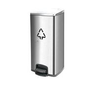 HJUGHPN Pattumiera in acciaio inox Classificazione Pattumiera Pedana Indoor Commerciale Ufficio Corridoio Con Copertura Quadrato Secco E Bagnato Cestino