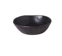 HJUGHPN Piatti in ceramica Stoviglie Piatto Domestico Riso Noodle Bowl Piatto di pesce Porcellana Grigio Insalata Sushi Dinner Plate (21,6 cm ciotola nera)