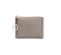 HJUGHPN Portafogli da donna Mini portamonete in vera pelle con cerniera porta carte di credito da visita portafogli portamonete borse da donna con portachiavi, Colore unico, Taglia unica