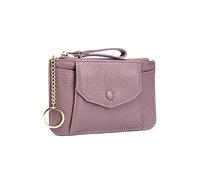 HJUGHPN Portafogli da donna Piccolo portamonete con cerniera Portamonete da donna Mini Ladies in pelle dei portafogli portachiavi, Viola, Taglia unica