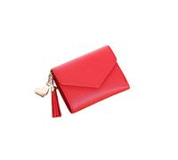 HJUGHPN Portafogli da donna Portafoglio Femmina per monete Carino Portafoglio Donne Piccole Leather Women Portafogli Zipper Borser Portafoglio Femmina Borsa Frizione(Red1)
