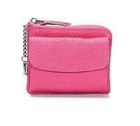 HJUGHPN Portafogli da donna portamonete in pelle multistrato semplice mini cerniera portamonete Lady piccolo portafoglio titolare della carta borse femminili, rosa, Taglia unica