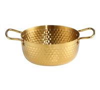 HJUGHPN Pot Ramen Pot Hammer Pattern Binaural Instant Noodle Pot Famiglia Zuppa Pot Cottura Istantanea Noodle Pot Creativo Ausiliario Cibo Pot