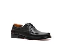 HJUGHPN Scarpe formali per uomo scarpe da uomo fatte a mano in vera pelle nera scarpe da uomo designer fondo rosso scarpe da ufficio da uomo taglie forti (46)