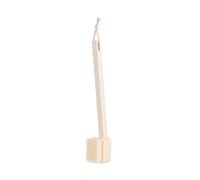 HJUGHPN Spazzola per il corpo con manico lungo, esfoliante per la schiena, spazzola per il corpo rimovibile, antiscivolo, portatile, per la pulizia della pelle del bagno (bianco)
