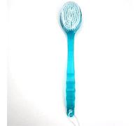 HJUGHPN Spazzola per il corpo con manico lungo in plastica per vasca da bagno e doccia, spazzola per la pulizia della pelle, accessori per il bagno, strumento di pulizia (blu)