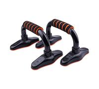 HJUGHPN Tavola per flessioni Stable Base Useful Floor Push Up Handles Bars Arm Muscle Building Push-up Stand Rack Sweat-Absorbed Home Workout(Orange)