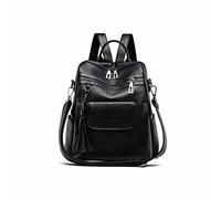 HJUGHPN Zaino da donna zaino da donna in pelle PU moda casual nappa borse a tracolla femminile grande capacità zaini scuola