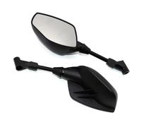 HJWPD Specchietto Retrovisore Moto per BMW R9T F800ST S1000R per CFMOTO 250 450NK Lente Vetro Trasparente Filettatura 8mm 10mm