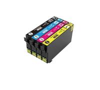 HJXcTRH 405XL T405XL Cartuccia d'inchiostro compatibile per C13T05H14010 Adatto WF-3820DWF WF-3825DWF WF-4820DWF WF-4825DWF WF-4830(1Set (4PCS))