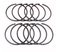 HJXcTRH Anello pistone da 51,94 mm Compatibile con C7 V77S 77CC Motore a 2 Tempi spolverino soffiatore spruzzatore 52 mm Ricambio Compatibile F0520015021515(10 PCS)