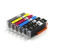 HJXcTRH Cartucce d'inchiostro compatibili PGI250 PGI-250 CLI-251 da 5 o 6 confezioni per stampanti MG5420 MG5422 MG5520 MG5522 MG6420 IP7220 MX722 MX922 IX6820(6PCS)