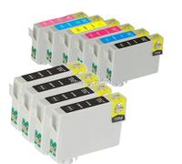 HJXcTRH Cartucce d'inchiostro compatibili T0801 T0802 T0803 T0804 T0805 T0806 Per PX650W PX660 PX700W PX710W PX720WD PX730WD 800FW Stampante(3pcs-Light Cyan)