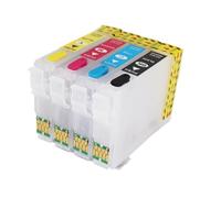 HJXcTRH Cartucce d'inchiostro ricaricabili a 4 colori compatibili per T1801 T1811 con chip ARC per stampanti XP-30 XP-102 XP-202 XP-205