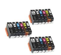 HJXcTRH Cartuccia d'inchiostro compatibile PGI-425 PGI425 CLI-426 CLI426 per stampanti MG6140 MG6240 MG8140 MG8240(3 Sets(18pcs))