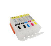 HJXcTRH Cartuccia d'inchiostro ricaricabile vuota PGI570 571 con chip compatibile con le stampanti 570 571 MG5750 MG5751 MG5752 MG5753 MG6850 MG6851(1Set 5pcs)