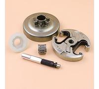 HJXcTRH Gruppo Cuscinetto Tamburo pignone Frizione a 7 Denti Compatibile con Motosega con ingranaggio a Vite Senza fine Pompa Olio 340 345 350 445 450