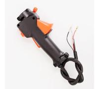 HJXcTRH Interruttore 'acceleratore del Motore della trivella a Terra 44-5 40-5 Accessori per interruttori ad Angolo per bovini semplici a Due punzoni compatibili per Parti del Motore(Khaki)