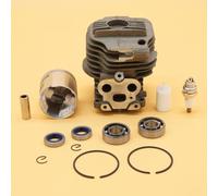 HJXcTRH Kit Candele con Cuscinetto a Sfere scanalate e pistone Cilindro da 51 mm compatibili con Le Parti del Motore della Motosega da Giardino del Motore K750 K760(K750)