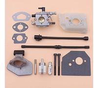 HJXcTRH Kit carburatore per Motosega Compatibile con 4500 5200 5800 45cc 52cc 58cc Include Staffa Adattatore bullone Guarnizione Linea Olio combustibile