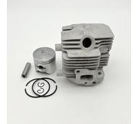 HJXcTRH Kit Cilindro da 34 mm Compatibile con G26N G26LS G26LH 24,5CC 2 Tempi 26cc spruzzatore per Sega a palo Include Gruppo Clip per Perno Anello pistone Cilindro